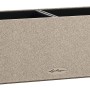 Lechuza Balconera Stone 80, sandbeige, 79 cm. Blumenkasten mit Bewässerungssystem für Balkon und Garten.