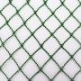 Detailaufnahme eines grünen Aquagart Teichnetzes (32m x 12m) zum Schutz vor Laub.