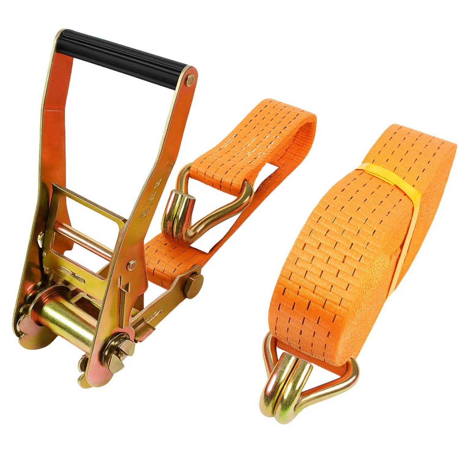 TRUTZHOLM 10x Spanngurte Mit Ratsche 8m 5000kg 5t 2 Teilig TÜV GS Orange