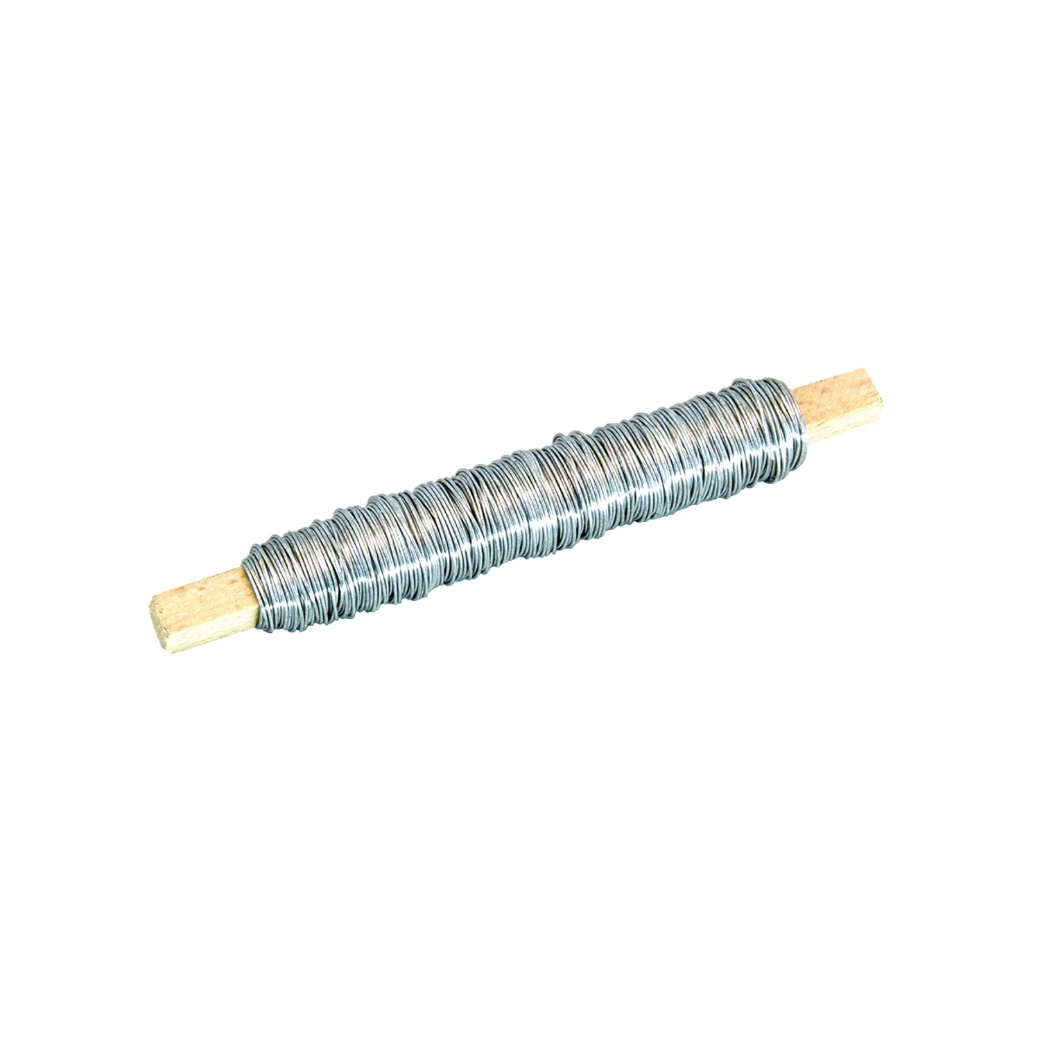 GOEBEL 100 Holzstäbchen Draht Wickeldraht Stahl Verzinkt 0,65mm 10 kg 3840 Meter Draht
