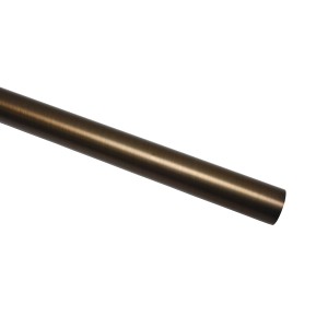 Gardinia Chicago Gardinenstange, Ø 20mm, Bronze, 160cm, für Stilgarnituren.