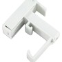 Gardinia Klemmträger 2er-Pack, weiß, für Jalousien mit 25mm Oberschiene zur Fensterflügelmontage.