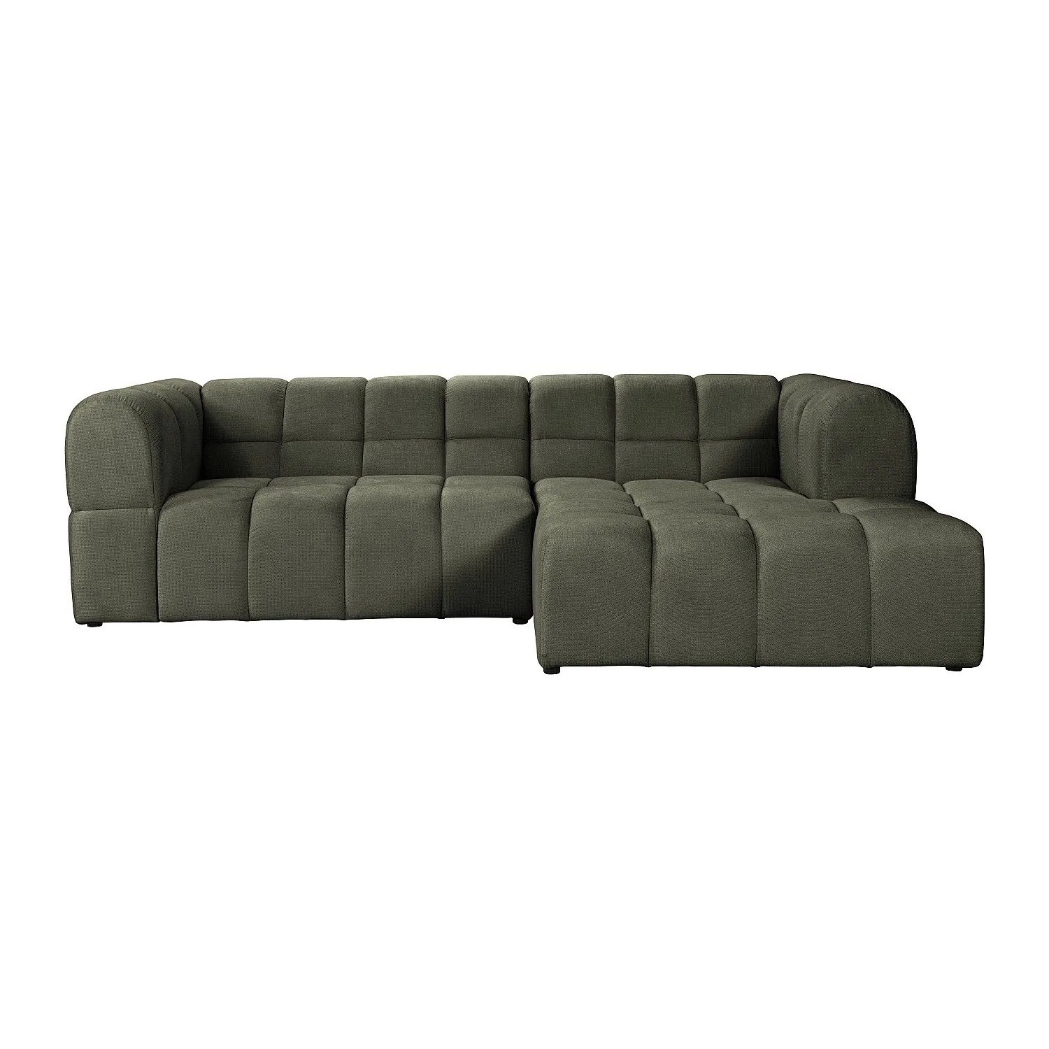 Vente-unique Sofa Ohne Schlafmöglichkeit Rimalo Khaki 272 cm