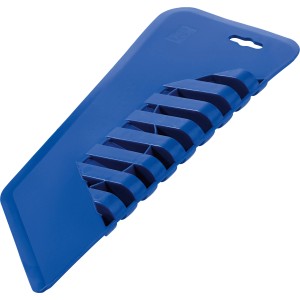 Blauer LUX Clipstrip Andrückspachtel zum Glattstreichen von Tapeten.