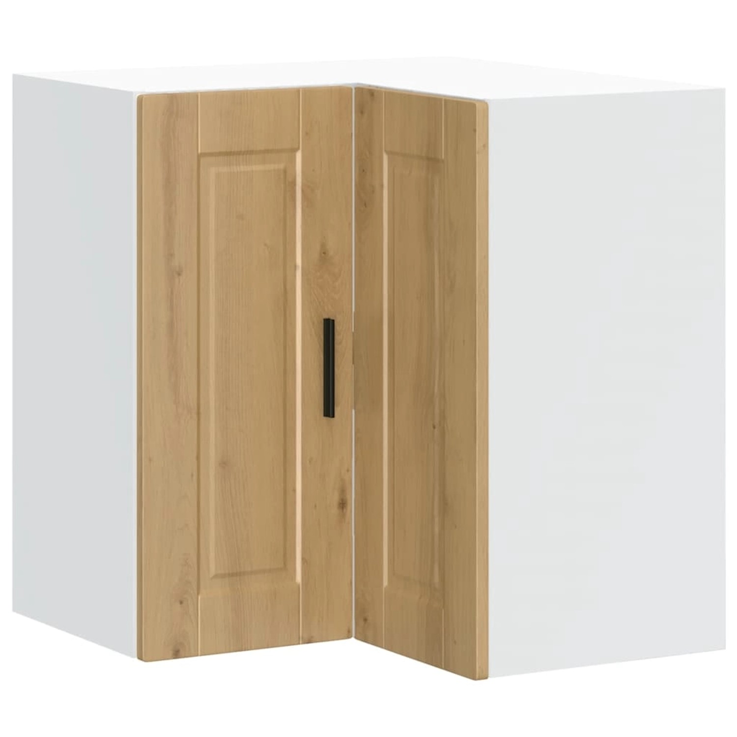 vidaXL Küchen-Eckhängeschrank Porto Artisan-Eiche Holzwerkstoff 854106 günstig online kaufen