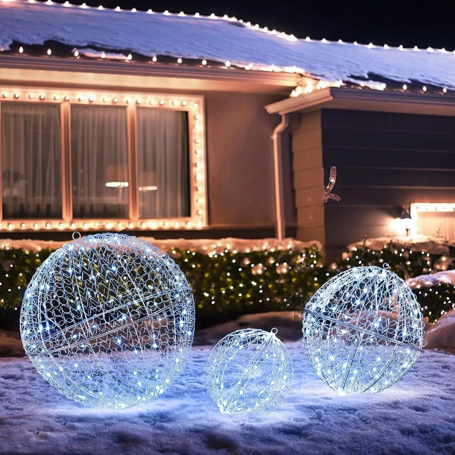 partylichterkette LED Lichterkette Bunt oder Warmweiß LEDs stabile Kugeln IP44 Gin Geschenk Idee