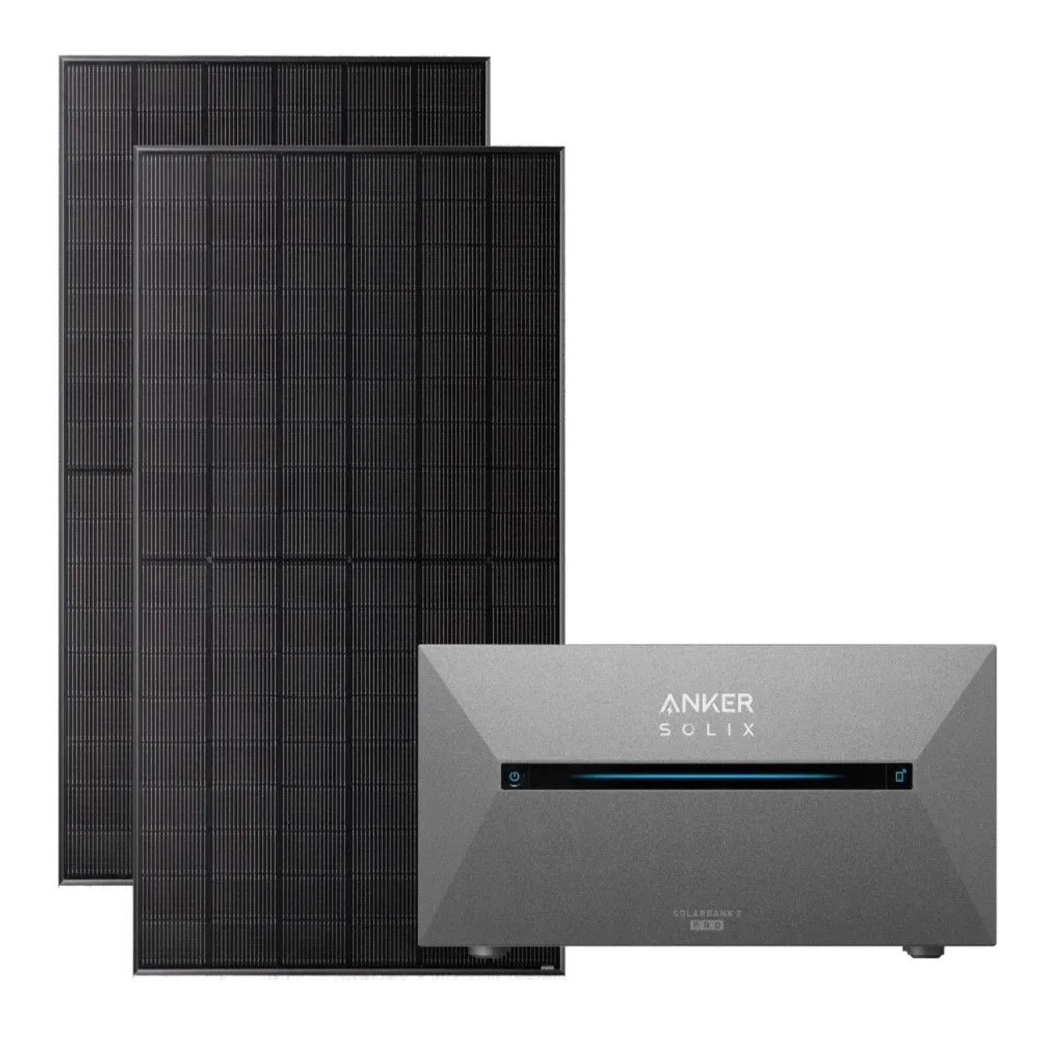 Anker SOLIX 1010 W Balkonkraftwerk mit Solarbank Pro 2 ohne Halterung