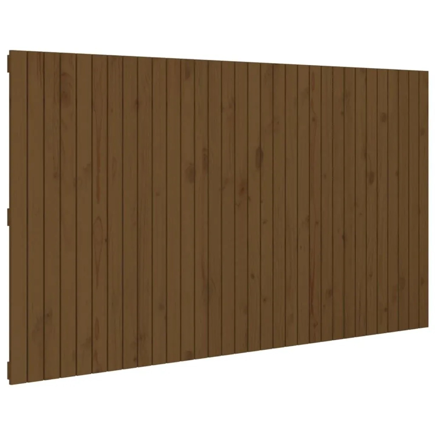 vidaXL Wand-Kopfteil Honigbraun 204x3x110 cm Massivholz Kiefer 824931