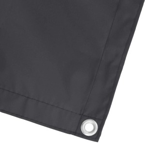 vidaXL Balkonsichtschutz Schwarz 90 x 200 cm 42030847