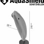 Siena Garden Schutzhülle für Ampelschirm, AquaShield, 68x240 cm, grau.