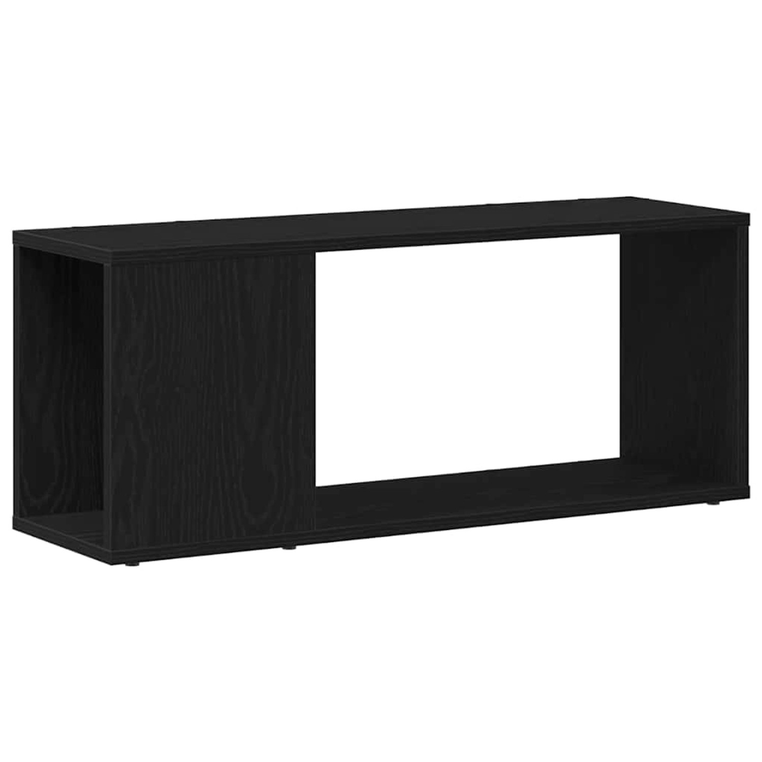 vidaXL TV-Schrank Schwarz 80 x 24 x 32 cm Holzwerkstoff 862694 günstig online kaufen