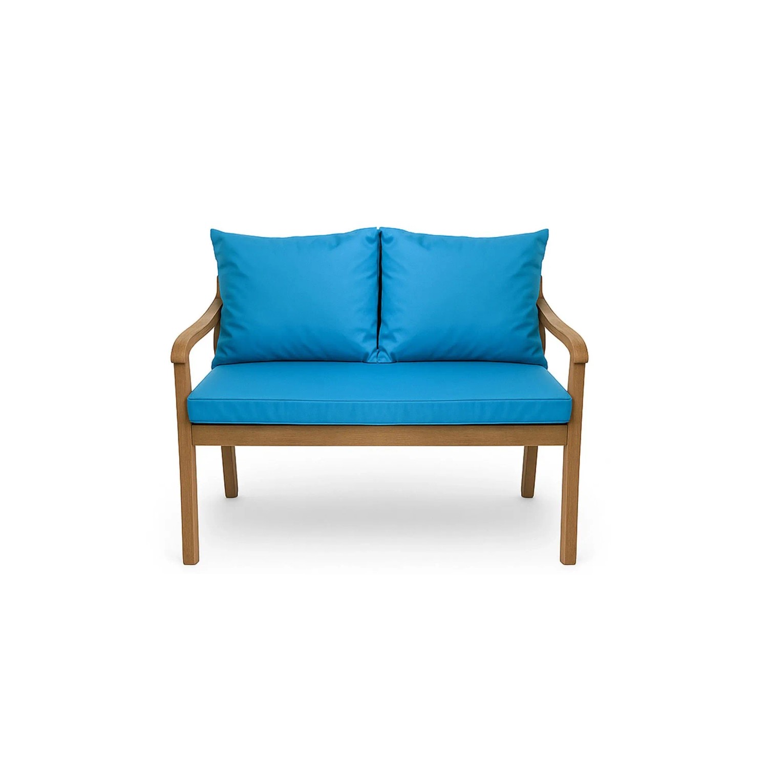 Setgarden  Mix Bench Kissen Outdoor Kissen Bankauflage 120x60+2x50x56cm Kissen Für 2-Sitzer Bänke 1tlg Blau_2