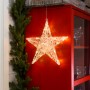 Leuchtender Konstsmide LED Acryl Stern mit warmweißen Dioden für die Weihnachtsdeko im Innenbereich.