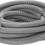 Flexibles, graues Panzer-Isolierrohr EN 25, 10 m Rolle für Kabelverlegung.