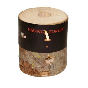 Sunny Garden Schwedenfeuer aus Holz Ø 18 cm x 18 cm