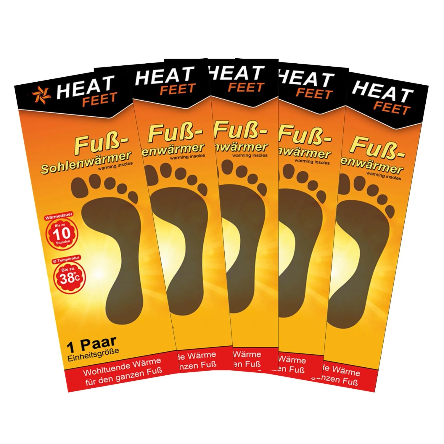 Sonstige HEAT FEET Wärmesohlen Heizsohlen Einlage Fußwärmer Wärmende Sohlen Warme Einlegesohlen Wintersportarten Outdoorsport Weihnachtsmarkt