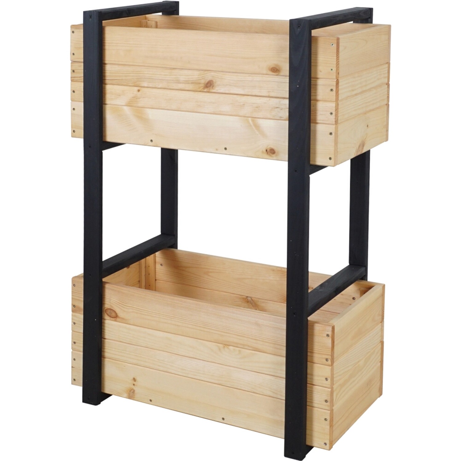 Siena Garden Pflanzkasten Konny Kiefernholz 70 cm x 38 cm x 97 cm Natur FSC®