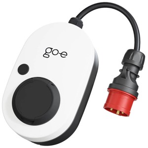 Go-e Charger Gemini Flex 22 kW, mobiles Ladegerät mit Typ-2 Stecker für E-Autos.