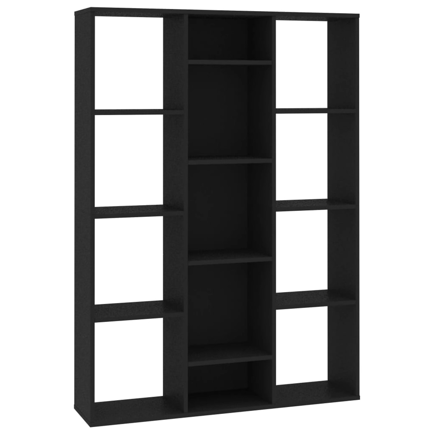 Raumteiler/bücherregal Schwarz 100ã24ã140 Cm Spanplatte günstig online kaufen