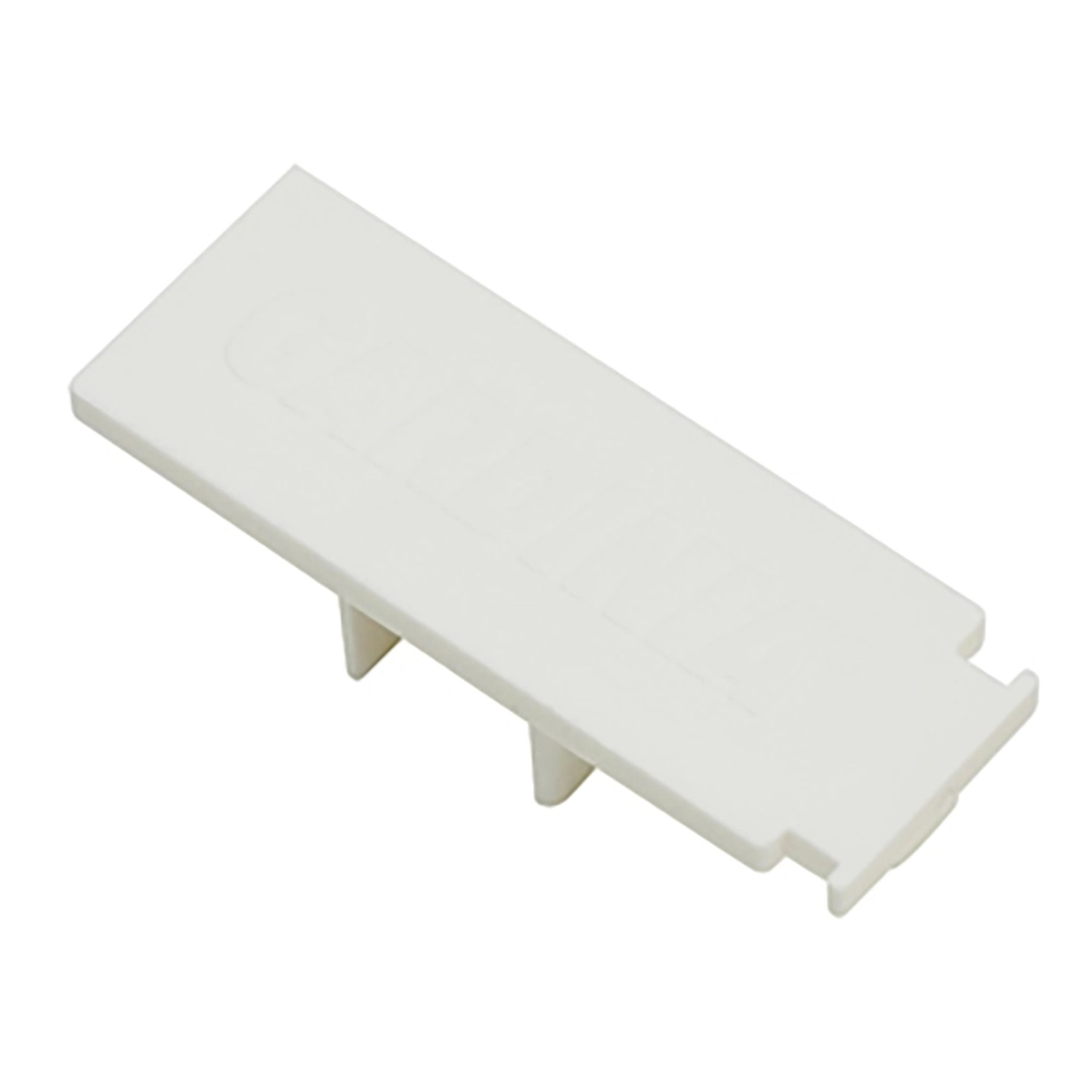 Gardinia Endstück für 1-läufige Vorhangschiene GE1, weiß, 2er-Pack.