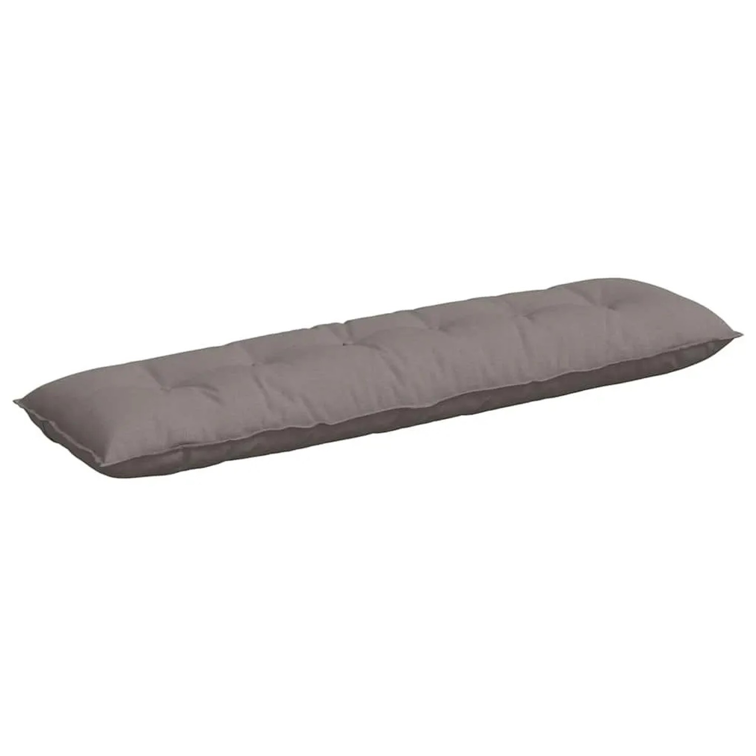 vidaXL Rückenkissen Taupe 180 x 19 x 50 cm Stoff 42014922