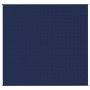 Blaue vidaXL Gewichtsdecke, 220x235 cm, 11 kg, gesteppt.