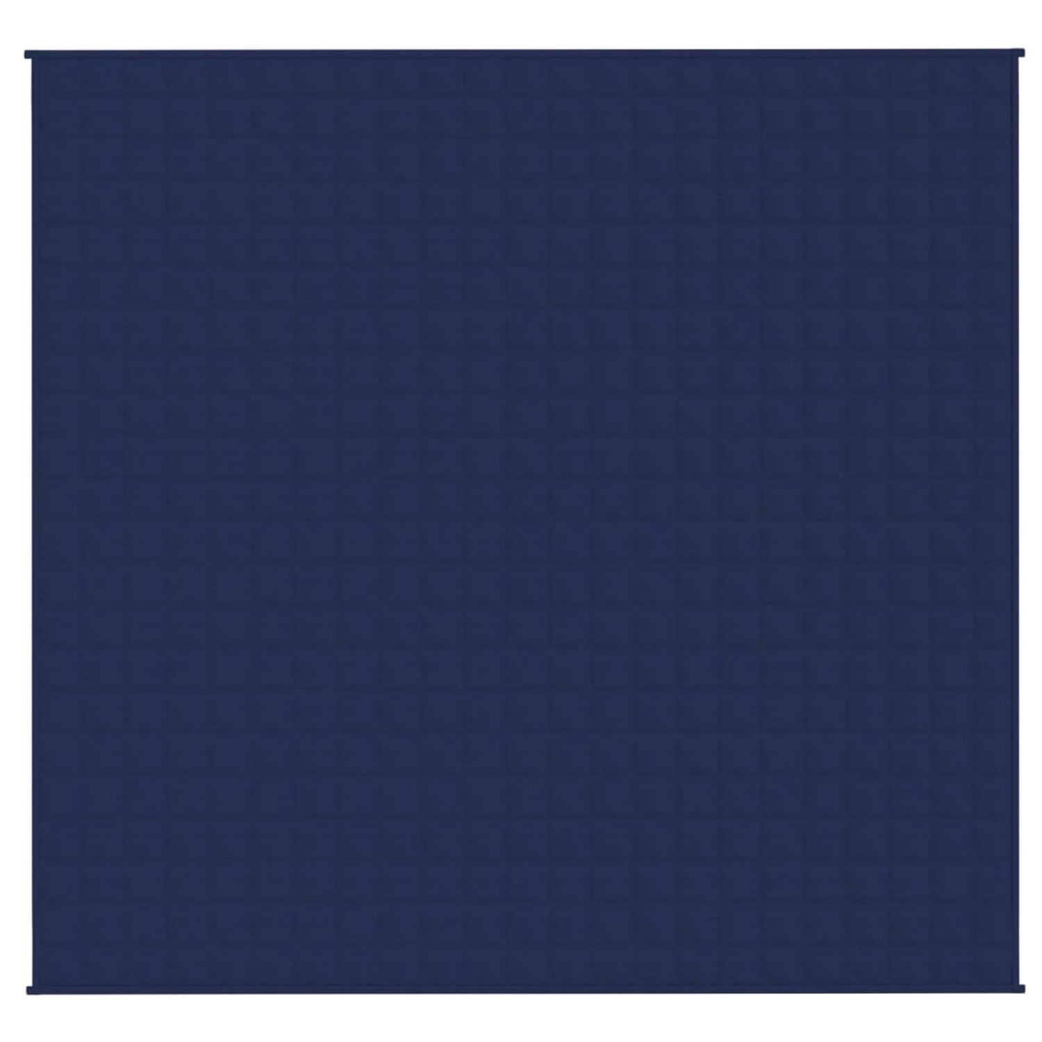 Blaue vidaXL Gewichtsdecke, 220x235 cm, 11 kg, gesteppt.
