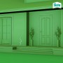 Anwendungsbeispiel: Sista Dichtstoff zum Ausbessern von Rissen im Außenbereich.