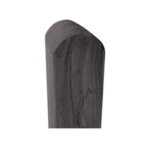 Woodtex Pfosten Kiefer Rundkopf Grau