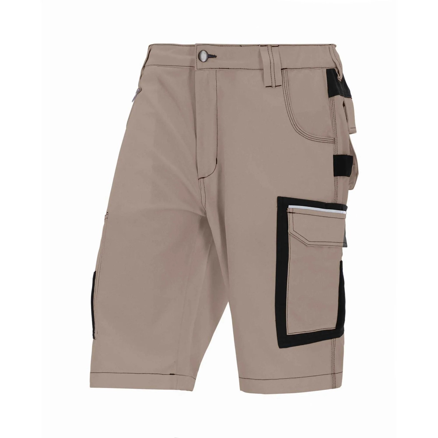 Eliworx Shorts Workwear mit Stifttasche Gr. 50 Beige