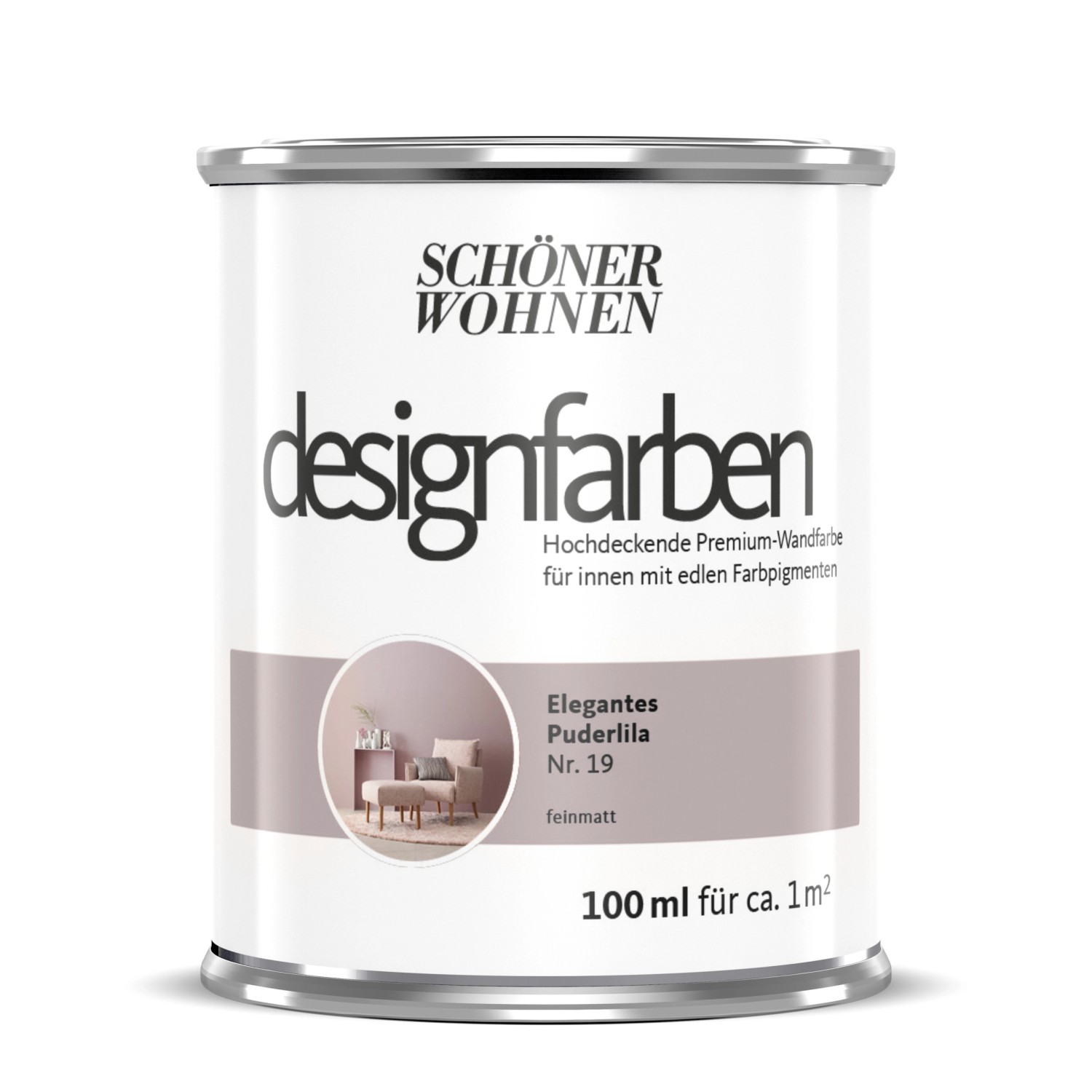 Schöner Wohnen Designfarben Elegantes Puderlila 100 ml