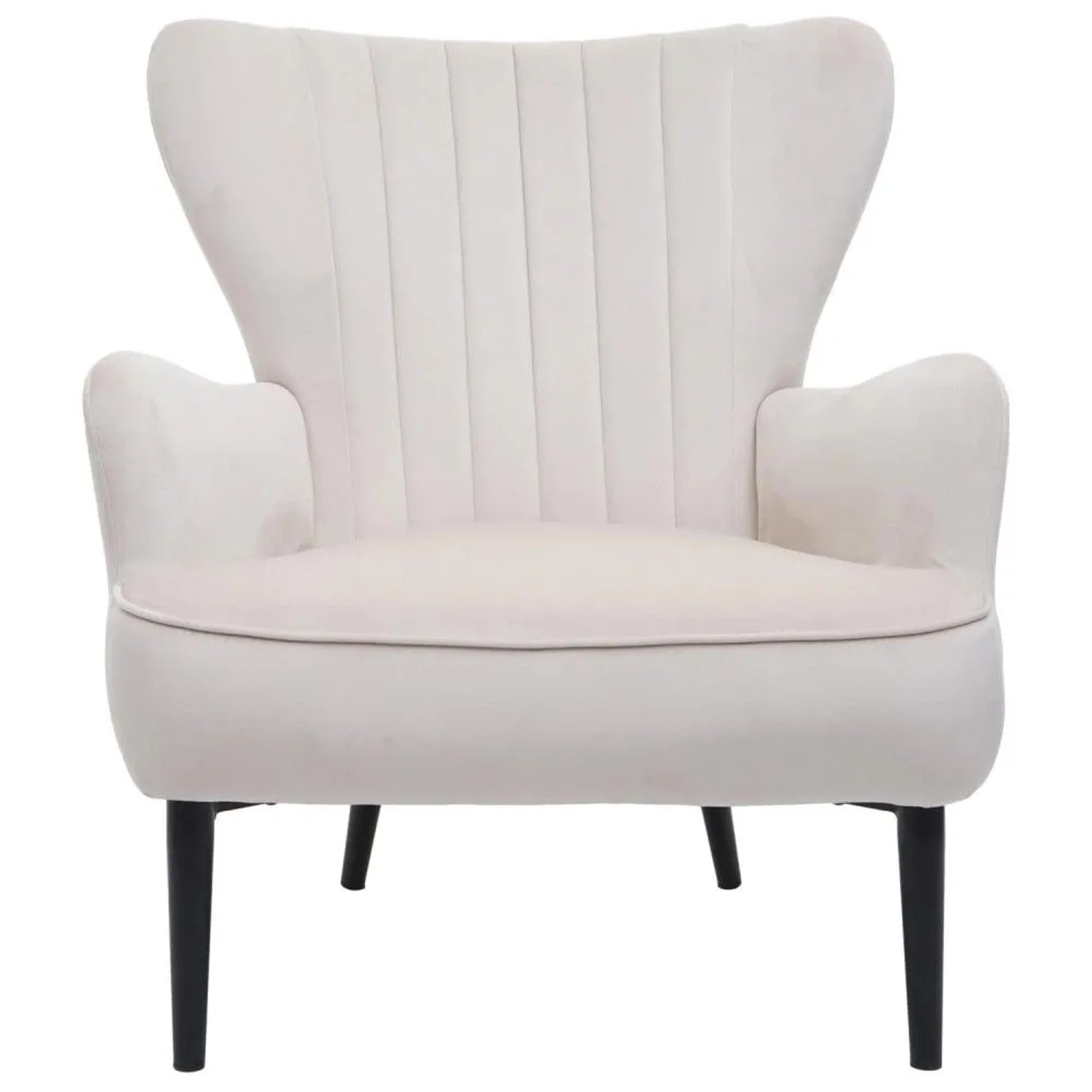 MCW Lounge-Sessel K37 Samt 280g/m² Creme-Beige