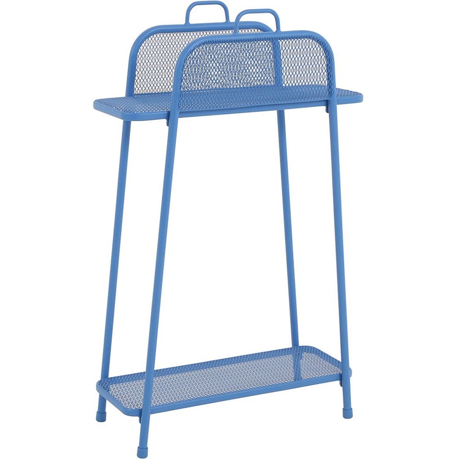 MWH Balkonregal Shelfo blau - 65,5 x 27 x 105,5 cm