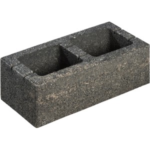 Diephaus Mauerstein Patea Eco Quarzit, hohl, für Mauersysteme.