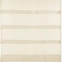 Beige Bistrogardine mit Raffoptik und Stangendurchzug, 80x110 cm, für Fenstervorhänge.