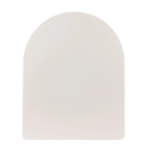 WC-Sitz Vintage Weiß aus Duroplast mit Soft-Close-Funktion.