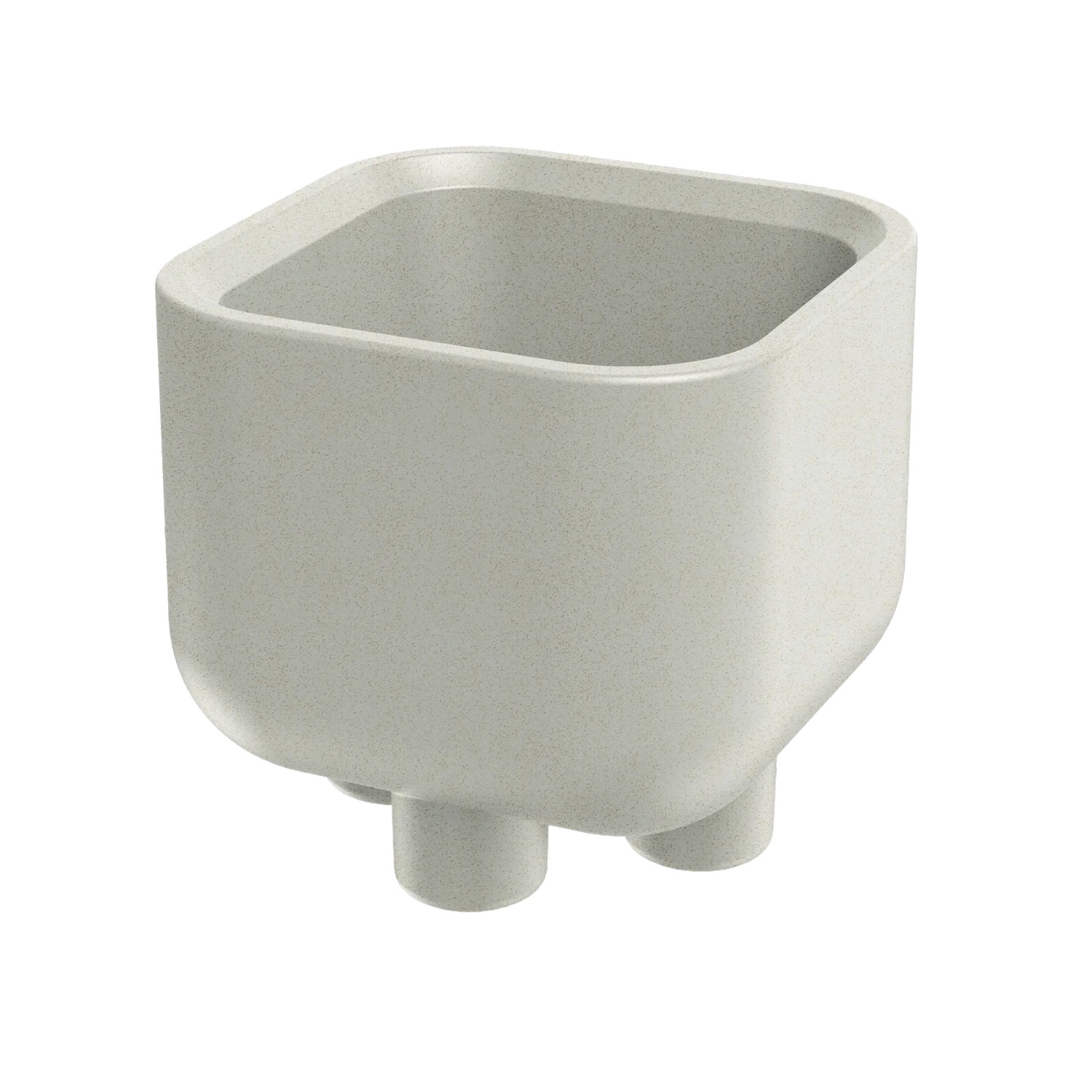 Prosperplast Blumentopf Molta Square Foot 40 cm x 40 cm x 36 cm Sand