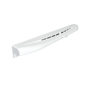 Weißer VLANO Fensterlüfter WK 350 für Fenster und Türen, mit einstellbarem Luftstrom.