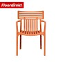 Oranger, wetterfester Gartenstuhl Sitwell von Floordirekt, stapelbar und UV-beständig.