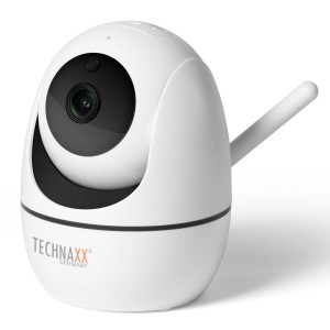 Technaxx IP-Kamera TX-146 PT WLAN Full HD zur Innenraumüberwachung.