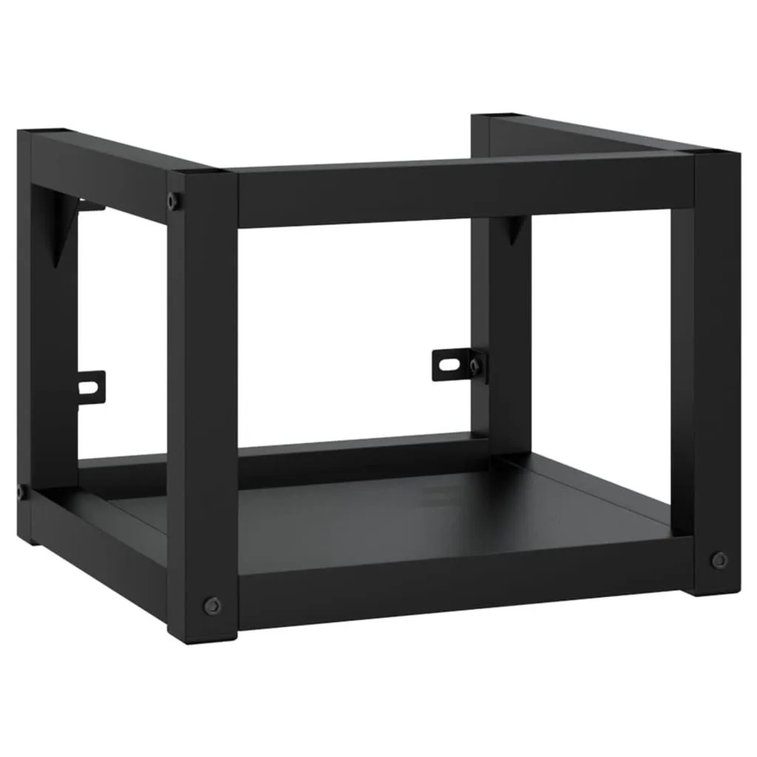 vidaXL Badezimmer Wand-Waschtischgestell Schwarz 40x38x31 cm Eisen 338493