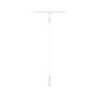 Paulmann URail Pendelleuchte Runa, signalweiß, 118cm. LED-Schienensystem für individuelle Beleuchtung.