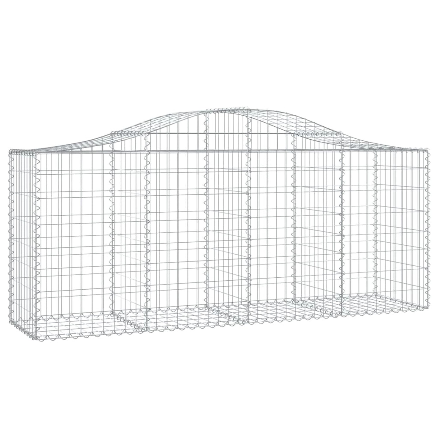 Thumbnail - vidaXL Gabionen mit Hochbogen 25 Stk 200x50x80/100cm Eisen 1595532