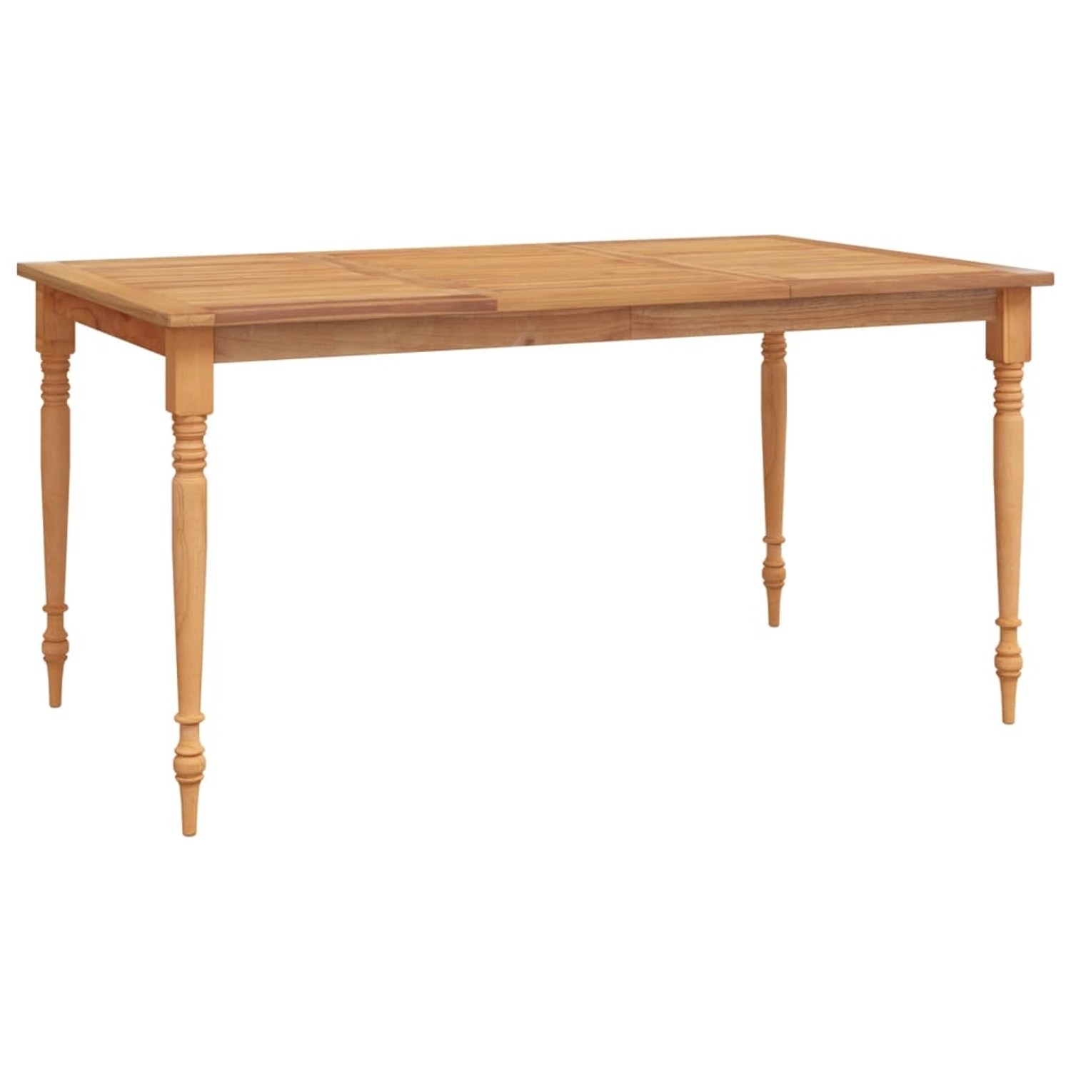 vidaXL Batavia-Tisch 150x90x75 cm Massivholz Teak 319165 günstig online kaufen