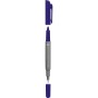 Marabu Permanent Marker Graphix Ultramarinblau Dunkel mit Doppelfunktion und Kappe.