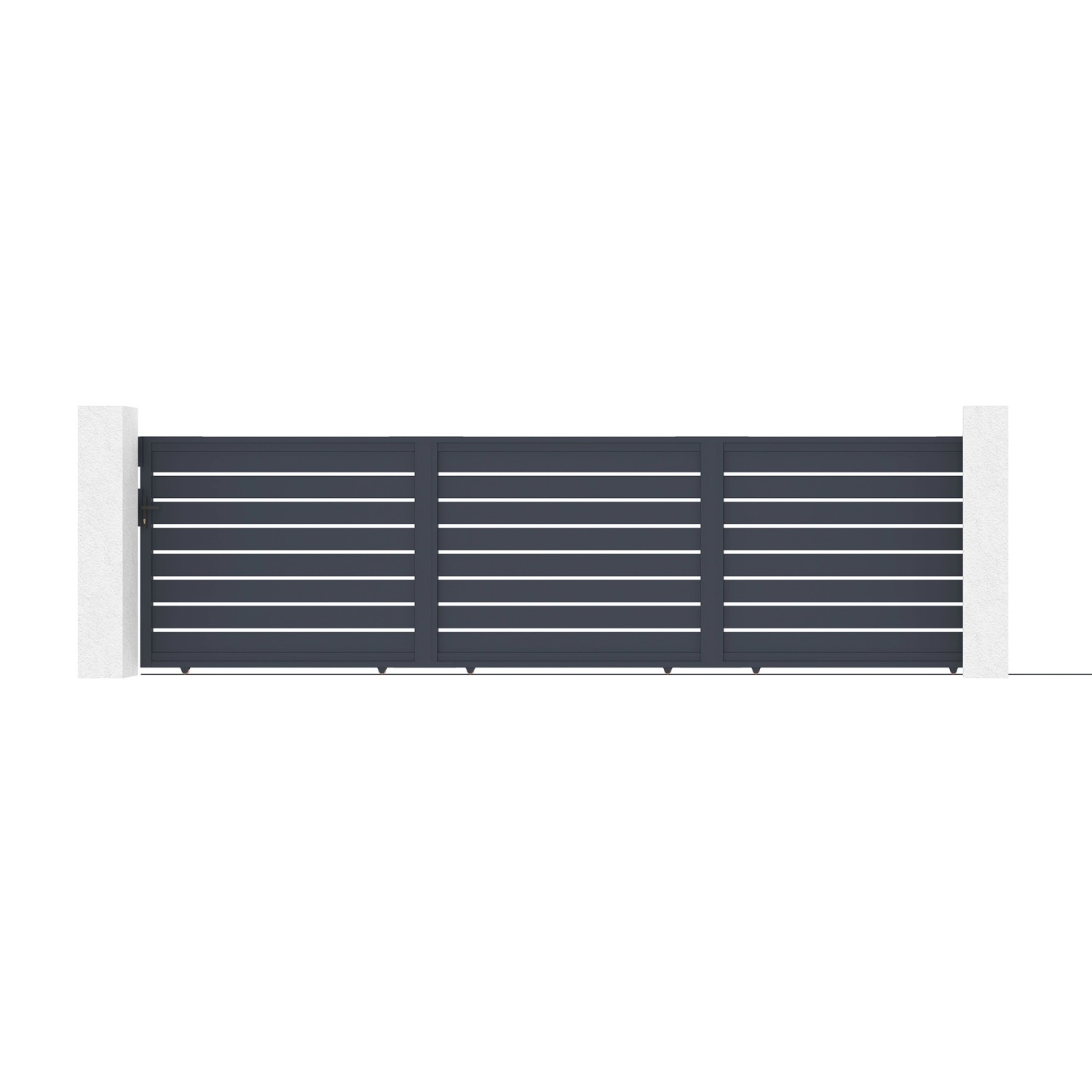 Casanoov Schiebetor Aus Aluminium 6M Vogel H 160Cm Grau günstig online kaufen