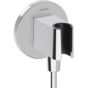 Hansgrohe FixFit S Wandanschluss mit Brausehalter, verchromt.