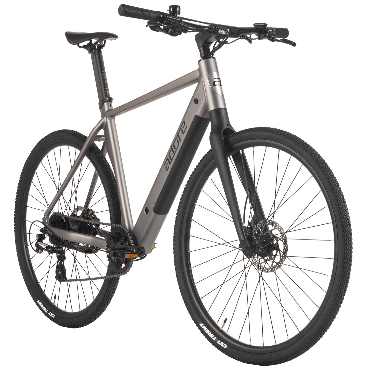 ADORE E-Citybike 28 Zoll Alu Urban Bike Stadtfahrrad UBR-770 Heckmotor 35NM 9,8Ah Stahlgrau_2