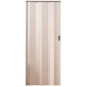 Falttür Spacy Esche Weiß, 84x205 cm, platzsparende Tür für den Innenbereich.