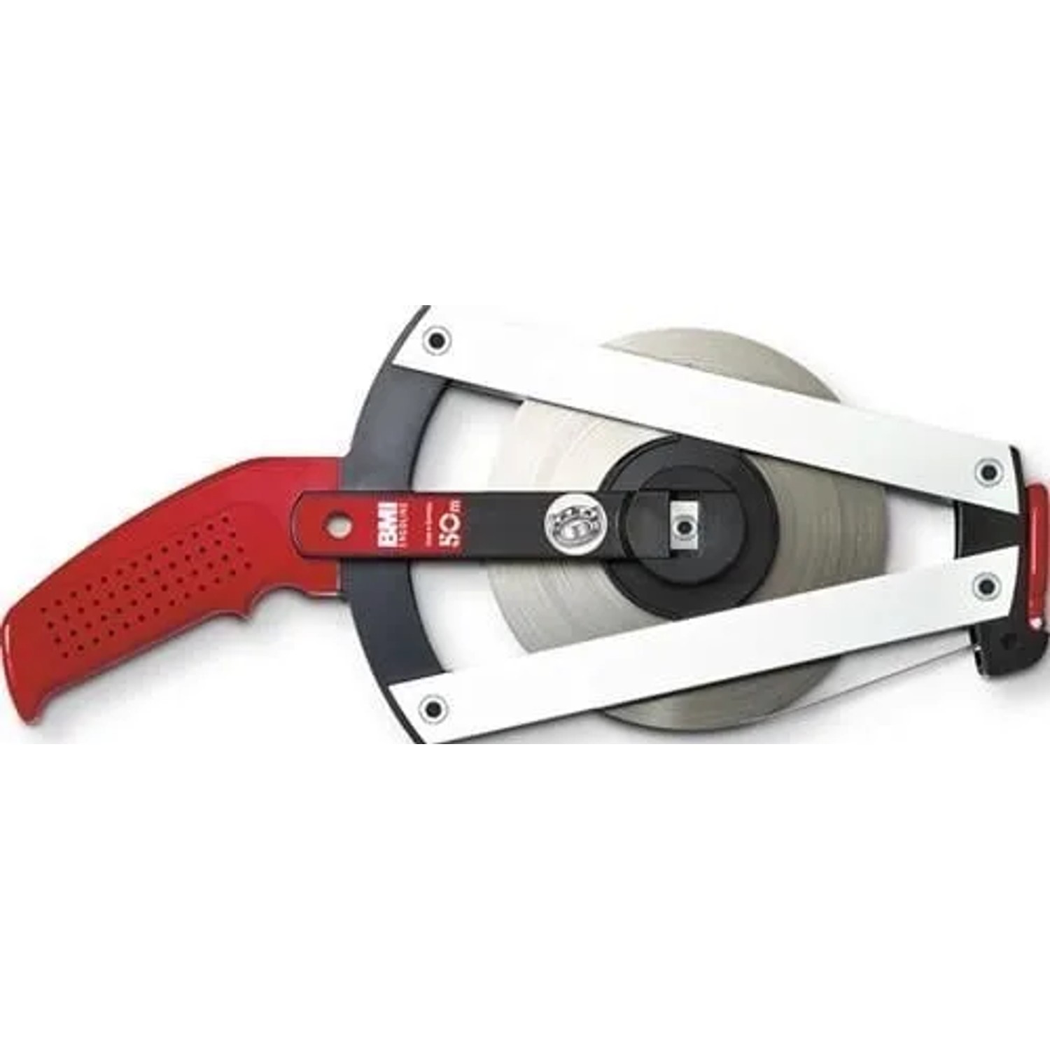 BMI Rahmenbandmaß ERGOLINE L 50M Band B 13Mm A Mm Cm EG II Alu Gelb Stahlmaßband 305044050AF